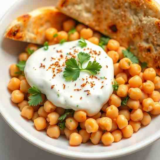 Healthy Chickpea Fatteh - Easy Mediterranean Diet Recipe